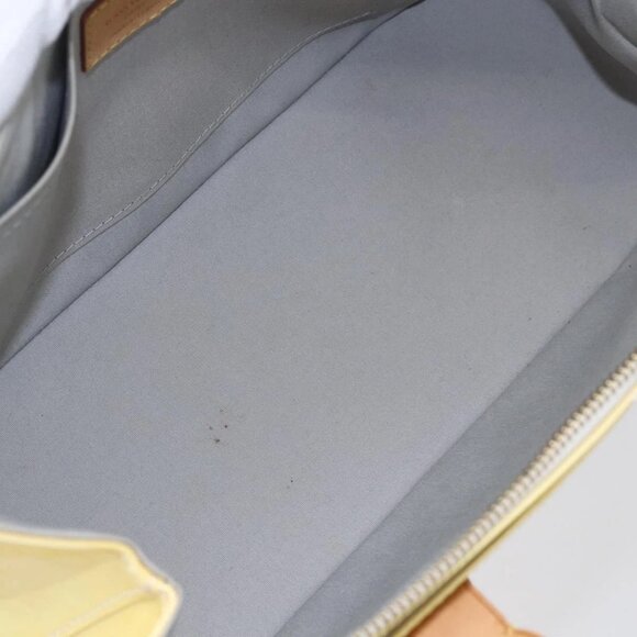 LOUIS VUITTON Monogram Vernis Rosewood Avenue Hand Bag Perle M93508 Auth hk3143 - Picture 10 of 16